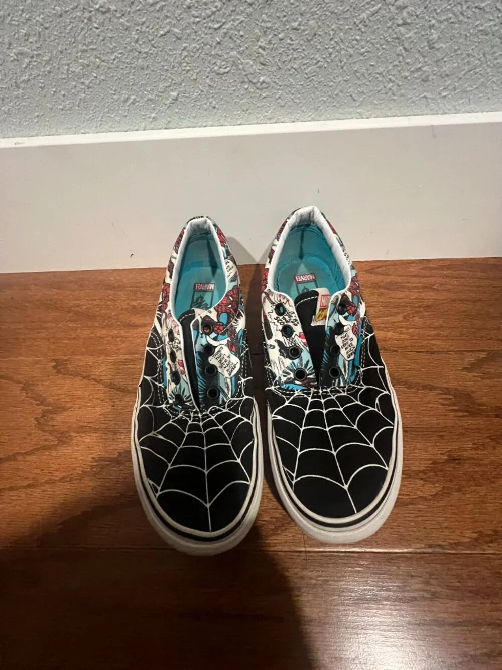 KIDS VANS ERA X Marvel Comics Spiderman Shoes Size 3.5 Limited Edition 2013